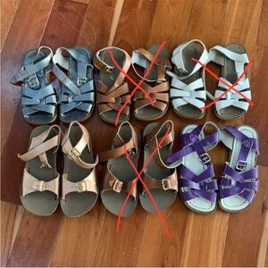 Hoy Salt Water Sandals Various Colors Size 11